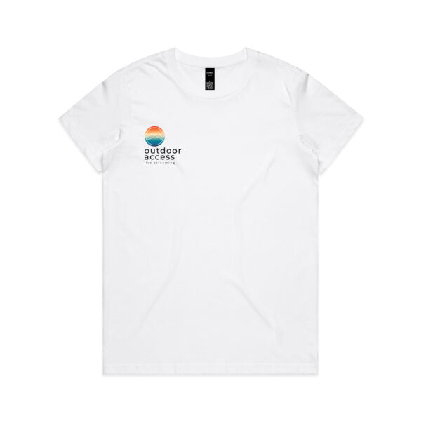 South Island Rivers - AS Colour Womens Maple Tee Thumbnail